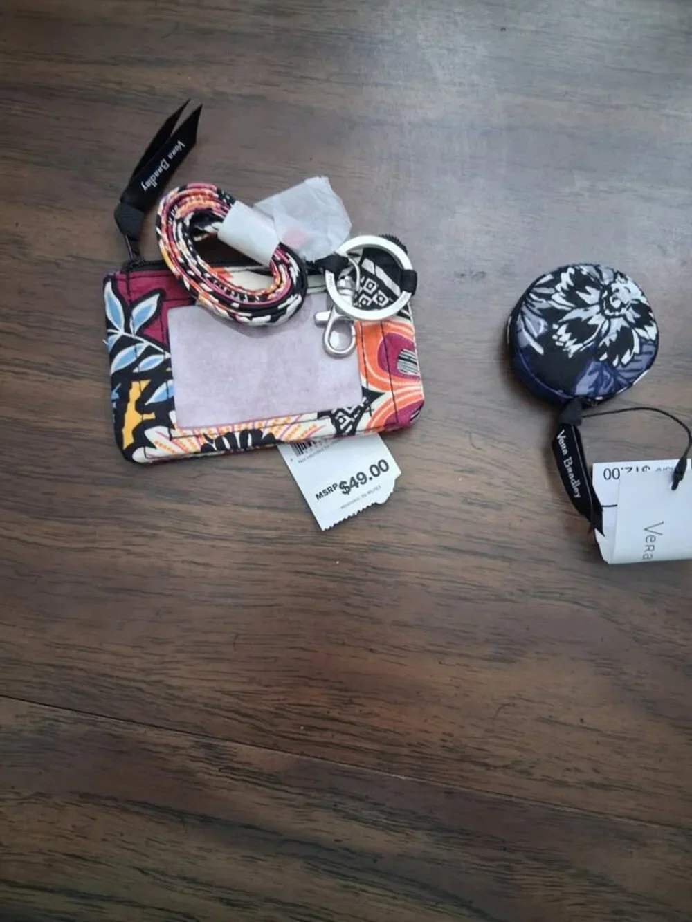 NWT Vera Bradley wallet pouch and tape measure
